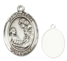 Load image into Gallery viewer, St. Cecilia Custom Medal - Sterling Silver
