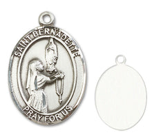 Load image into Gallery viewer, St. Benadette Custom Medal - Sterling Silver
