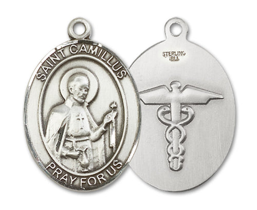 St. Camillus of Lellis / Nurse Custom Medal - Sterling Silver