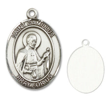 Load image into Gallery viewer, St. Camillus of Lellis Custom Medal - Sterling Silver
