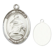 Load image into Gallery viewer, St. Charles Borromeo Custom Medal - Sterling Silver
