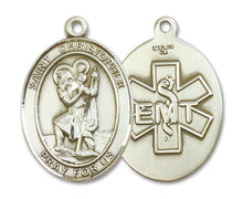 Load image into Gallery viewer, St. Christopher / EMT Custom Medal - Yellow Gold

