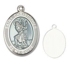 Load image into Gallery viewer, St. Christopher Custom Medal - Sterling Silver
