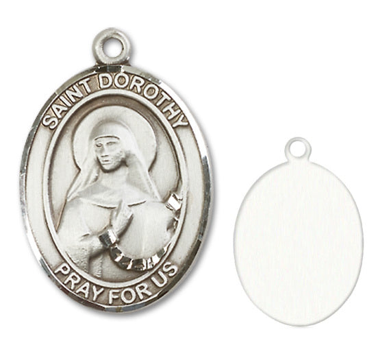 St. Dorothy Custom Medal - Sterling Silver