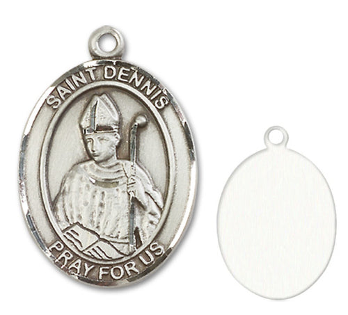 St. Dennis Custom Medal - Sterling Silver