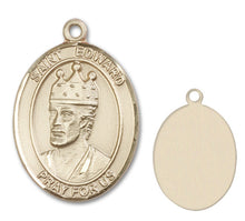 Load image into Gallery viewer, St. Edward the Confessor Custom Medal - Yellow Gold

