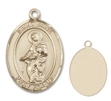 Load image into Gallery viewer, St. Jane of Valois Custom Medal - Yellow Gold

