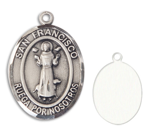 San Francis Custom Medal - Sterling Silver