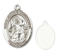 Load image into Gallery viewer, St. Gabriel the Archangel Custom Medal - Sterling Silver

