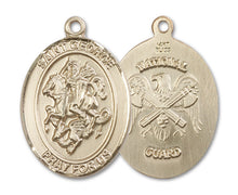 Load image into Gallery viewer, St. George / Nat&#39;l Guard Custom Medal - Yellow Gold
