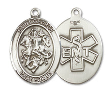 Load image into Gallery viewer, St. George / EMT Custom Medal - Sterling Silver
