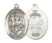 Load image into Gallery viewer, St. George / Nat&#39;l Guard Custom Medal - Sterling Silver
