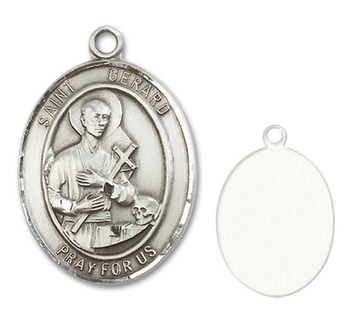 St. Gerard Majella Custom Medal - Sterling Silver