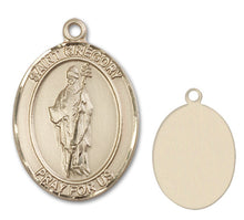 Load image into Gallery viewer, St. Gregory the Great Custom Medal - Yellow Gold
