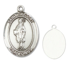 Load image into Gallery viewer, St. Gregory the Great Custom Medal - Sterling Silver
