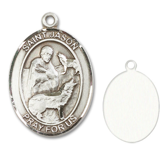 St. Jason Custom Medal - Sterling Silver