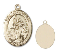 Load image into Gallery viewer, St. Joan of Arc Custom Medal - Yellow Gold

