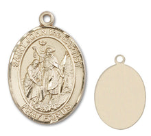 Load image into Gallery viewer, St. John the Baptist Custom Medal - Yellow Gold
