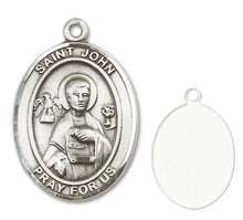 Load image into Gallery viewer, St. John the Apostle Custom Medal - Sterling Silver
