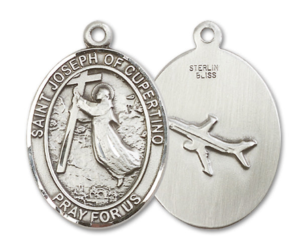 St. Joseph of Cupertino Custom Medal - Sterling Silver
