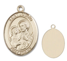 Load image into Gallery viewer, St. Joseph Custom Medal - Yellow Gold
