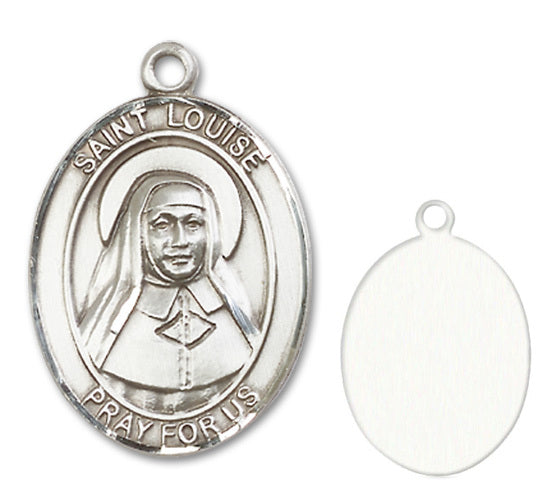 St. Louise de Marillac Custom Medal - Sterling Silver