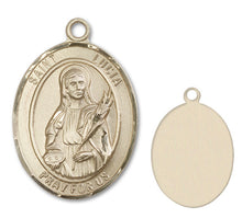 Load image into Gallery viewer, St. Lucia of Syracuse Custom Medal - Yellow Gold
