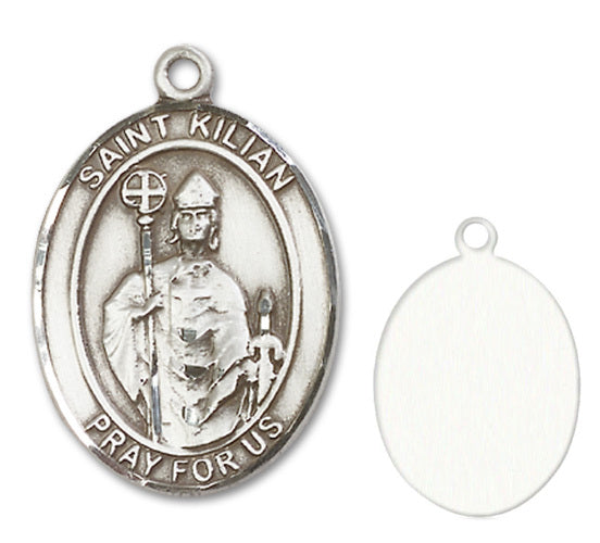 St. Kilian Custom Medal - Sterling Silver