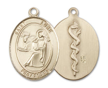 Load image into Gallery viewer, St. Luke the Apostle / Doctor Custom Medal - Yellow Gold
