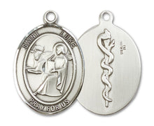 Load image into Gallery viewer, St. Luke the Apostle / Doctor Custom Medal - Sterling Silver
