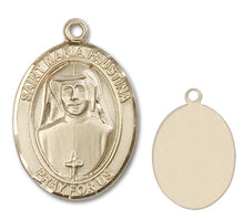 Load image into Gallery viewer, St. Maria Faustina Custom Medal - Yellow Gold
