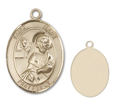Load image into Gallery viewer, St. Mark the Evangelist Custom Medal - Yellow Gold
