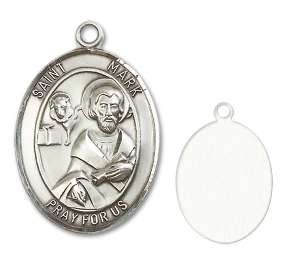 St. Mark the Evangelist Custom Medal - Sterling Silver