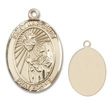 Load image into Gallery viewer, St. Margaret Mary Alacoque Custom Medal - Yellow Gold
