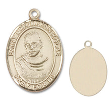 Load image into Gallery viewer, St. Maximilian Kolbe Custom Medal - Yellow Gold
