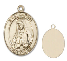 Load image into Gallery viewer, St. Martha Custom Medal - Yellow Gold
