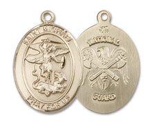 Load image into Gallery viewer, St. Michael the Archangel / Nat&#39;l Guard Custom Medal - Yellow Gold
