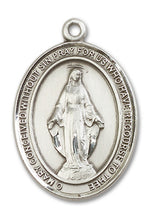 Load image into Gallery viewer, Miraculous Medal Custom Medal - Sterling Silver
