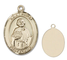 Load image into Gallery viewer, St. Philip the Apostle Custom Medal - Yellow Gold
