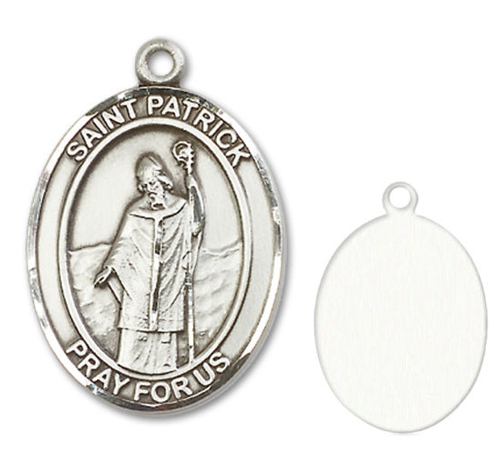 St. Patrick Custom Medal - Sterling Silver