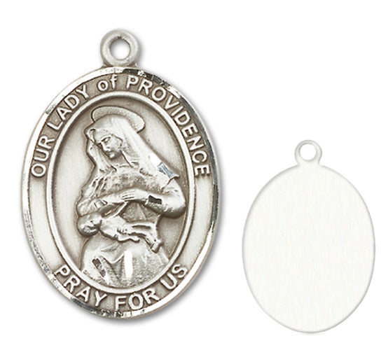 Our Lady of Providence Custom Medal - Sterling Silver