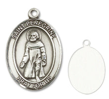 Load image into Gallery viewer, St. Peregrine Laziosi Custom Medal - Sterling Silver
