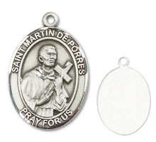 Load image into Gallery viewer, St. Martin de Porres Custom Medal - Sterling Silver
