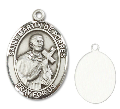 St. Martin de Porres Custom Medal - Sterling Silver