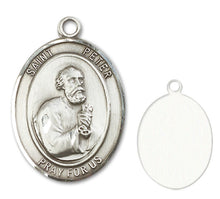 Load image into Gallery viewer, St. Peter the Apostle Custom Medal - Sterling Silver
