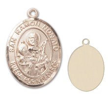 Load image into Gallery viewer, San Raymon Nonato Custom Medal - Yellow Gold
