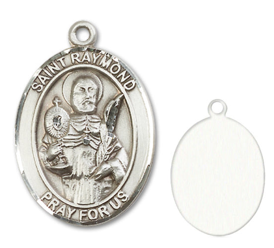 St. Raymond Nonnatus Custom Medal - Sterling Silver