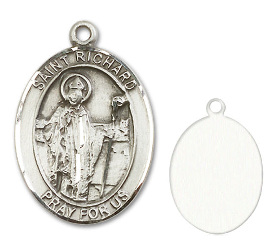 St. Richard Custom Medal - Sterling Silver