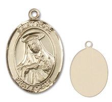 Load image into Gallery viewer, St. Rose of Lima Custom Medal - Yellow Gold
