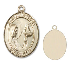 Load image into Gallery viewer, Our Lady, Star of the Sea Custom Medal - Yellow Gold
